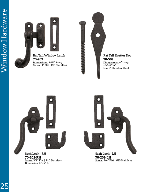 Quality Bronze Door Hardware, Gate Hardware & Antique Door Hardware