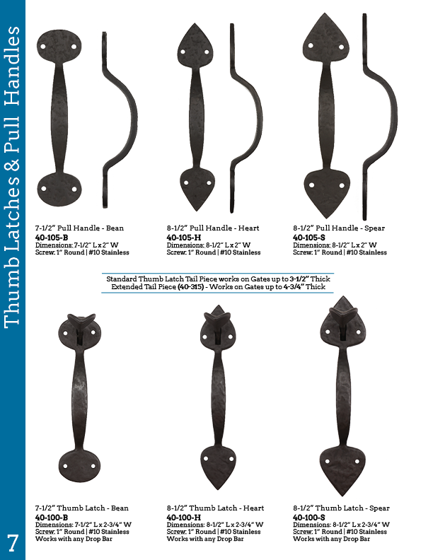 Quality Bronze Door Hardware, Gate Hardware & Antique Door Hardware