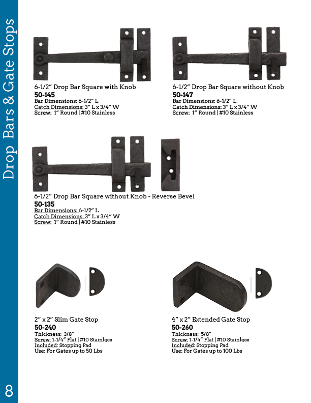 Quality Bronze Door Hardware, Gate Hardware & Antique Door Hardware
