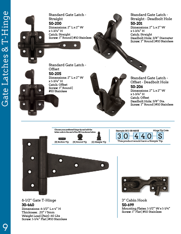 Quality Bronze Door Hardware, Gate Hardware & Antique Door Hardware